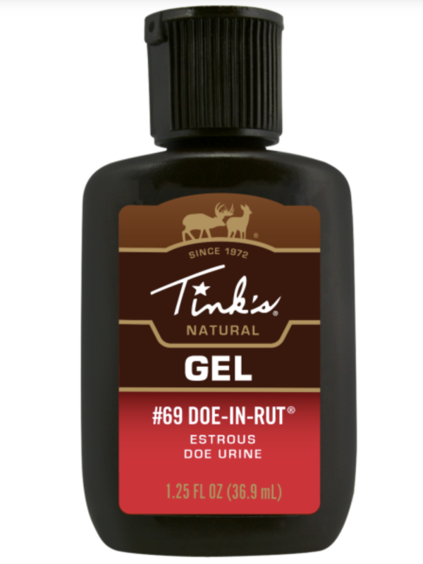 Tink’s #69 Doe-in-Rut Estrous Doe Urine Gel ~ 1.25oz/36.9ml Plastic Bottle